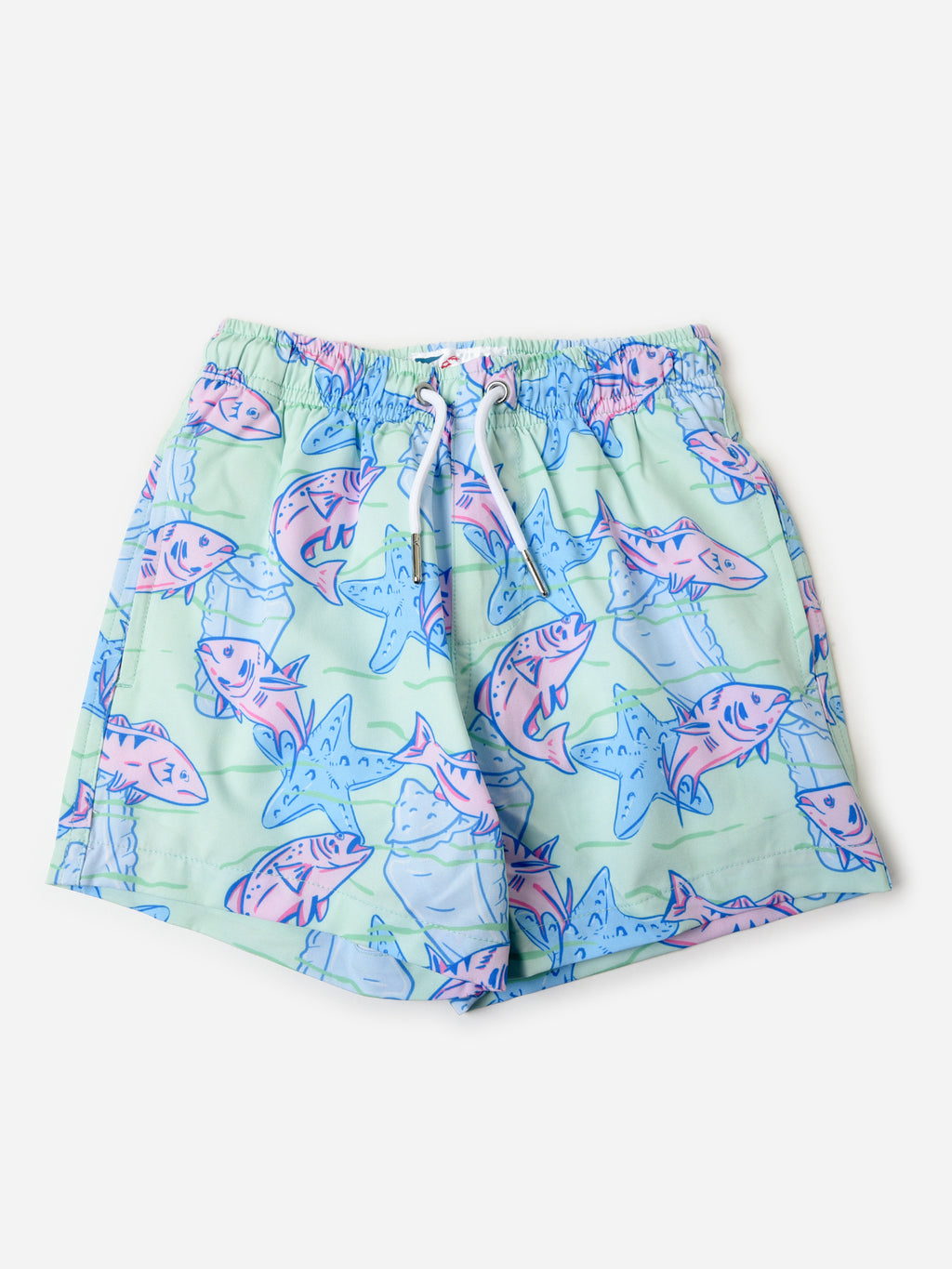 Bermies Boys' Coral Coast Swim Trunk - Saint Bernard