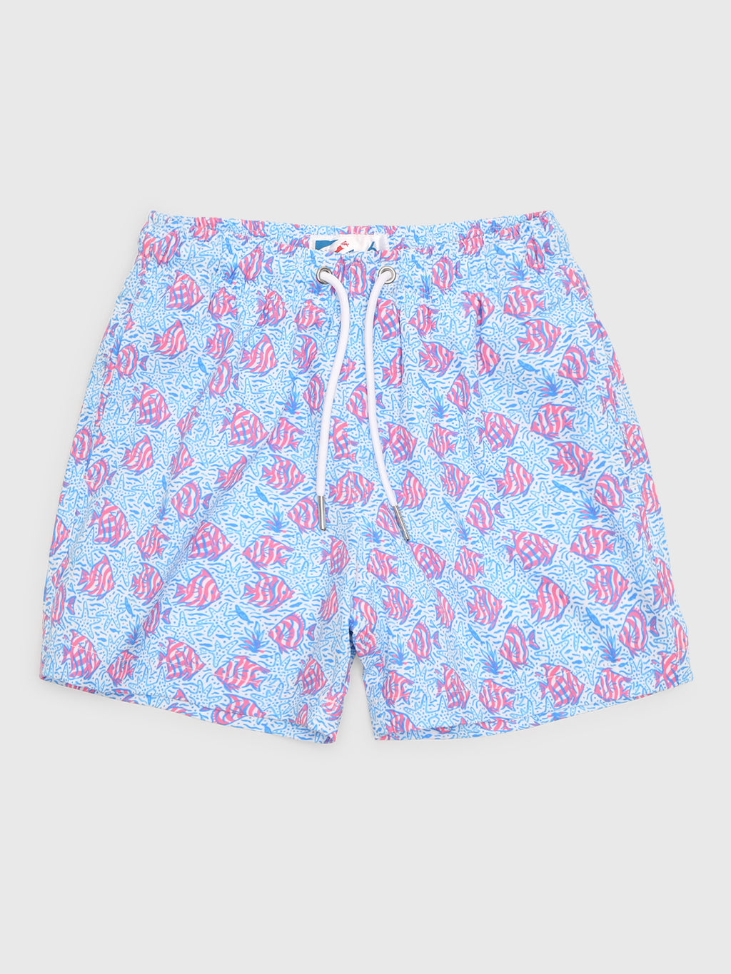 Bermies Boys' Coral Fish Swim Trunk - Saint Bernard
