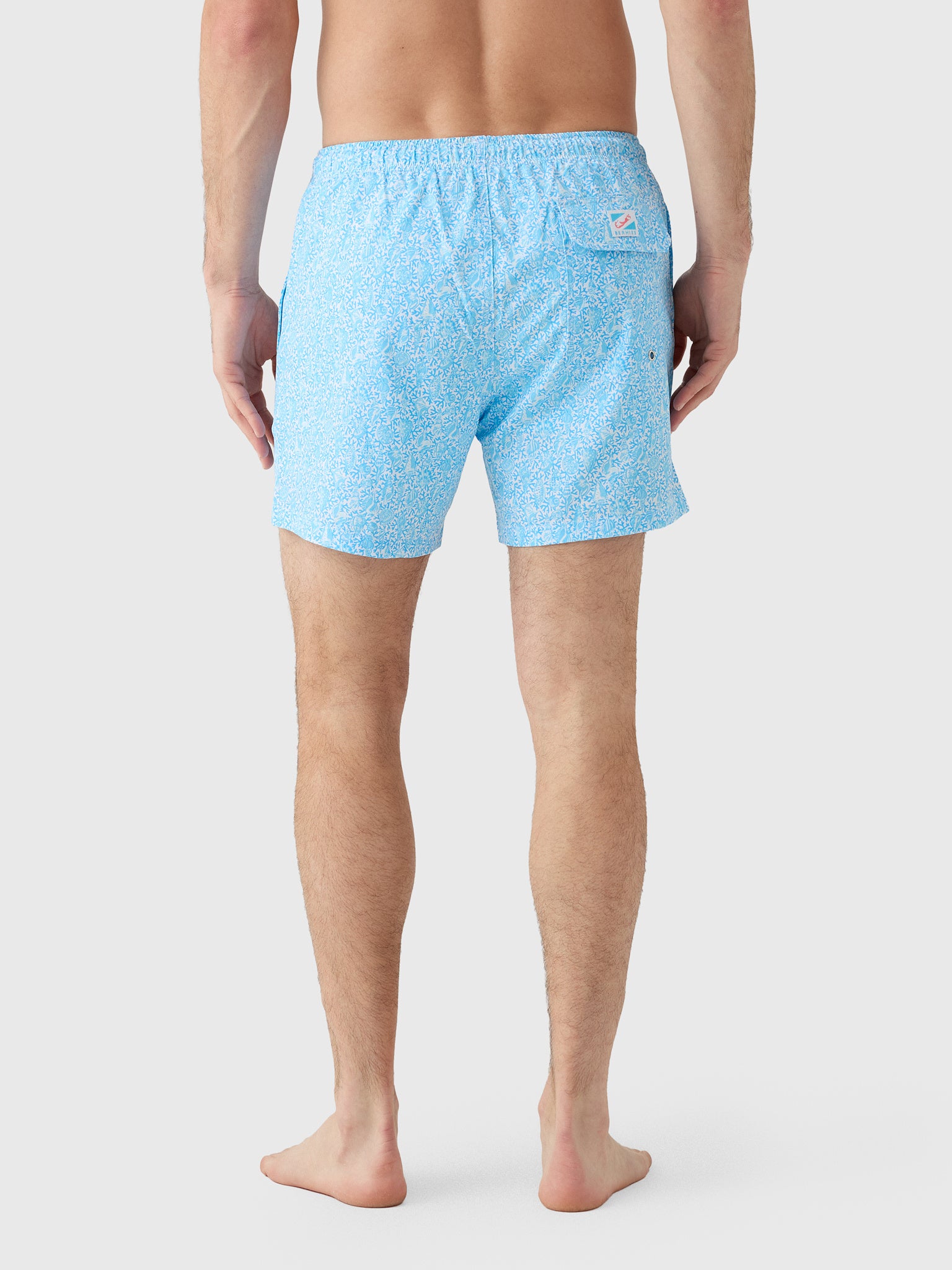 Bermies Men's Coral Way Swim Trunk - Saint Bernard