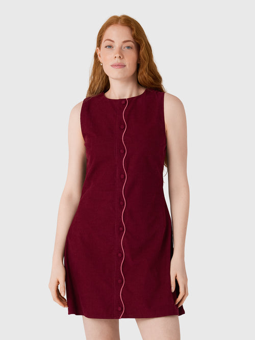 Love Note Women's Cord Dress - Saint Bernard