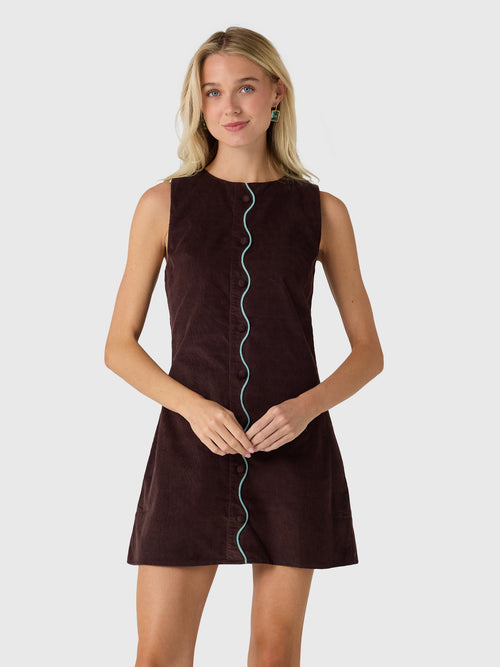 Love Note Women's Cord Dress - Saint Bernard
