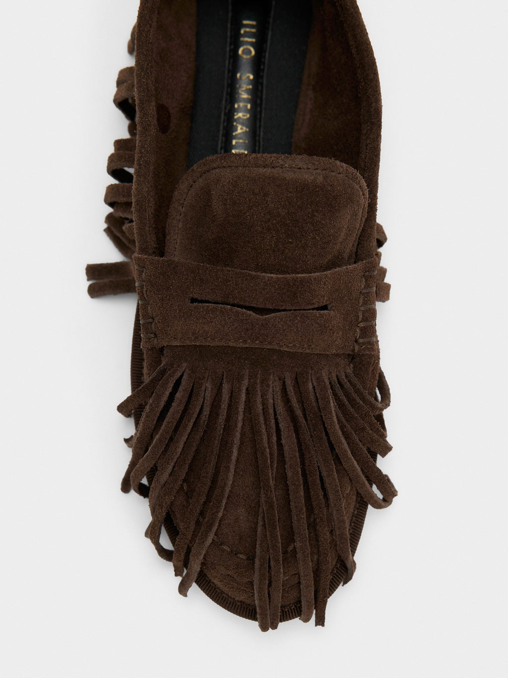 Ilio Smeraldo Women's Cortina Fringe Moccasin Flat - Saint Bernard