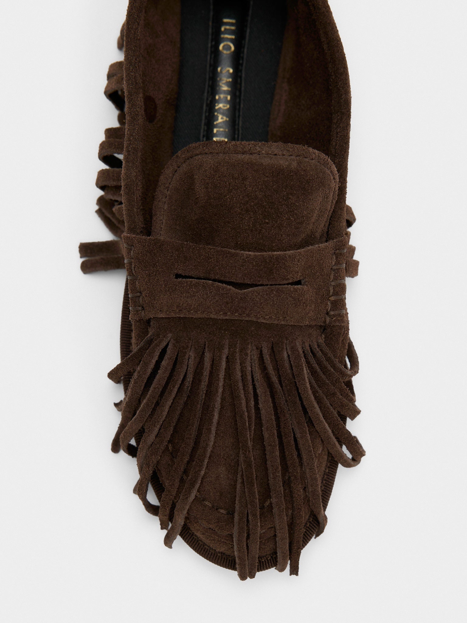 Ilio Smeraldo Women's Cortina Fringe Moccasin Flat - Saint Bernard