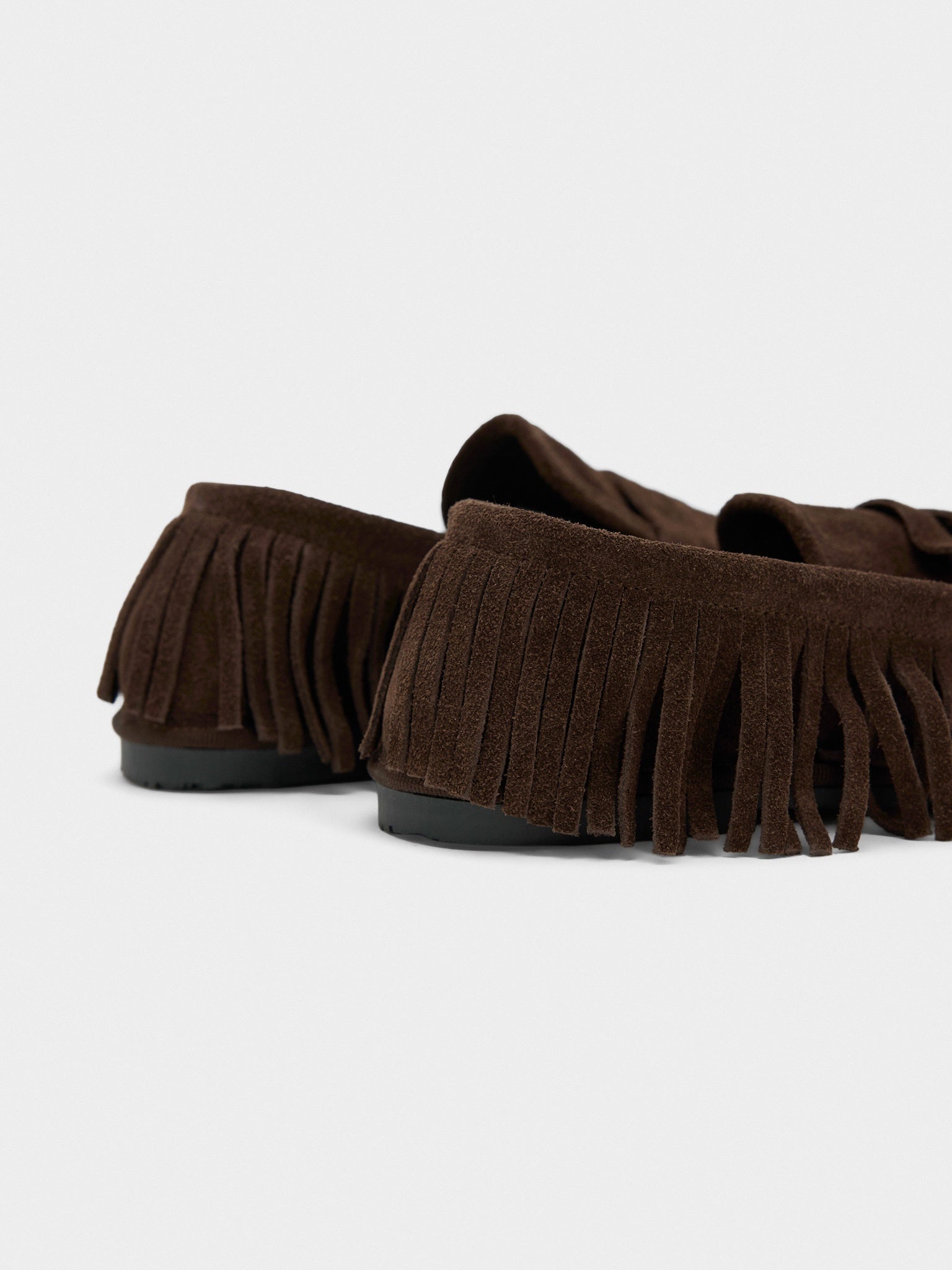 Ilio Smeraldo Women's Cortina Fringe Moccasin Flat - Saint Bernard