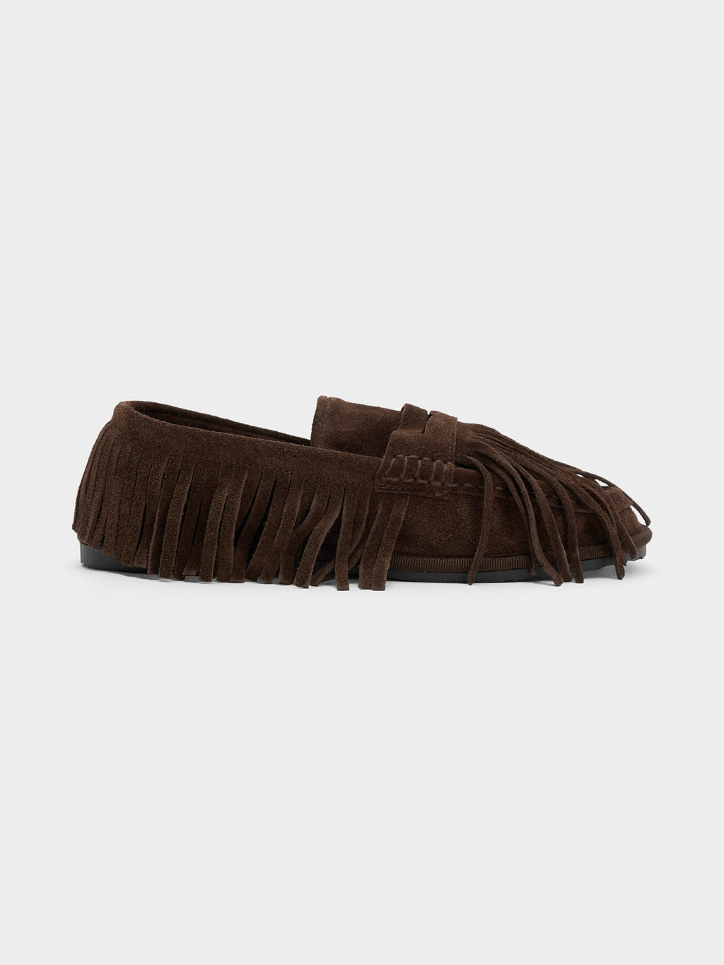 Ilio Smeraldo Women's Cortina Fringe Moccasin Flat - Saint Bernard