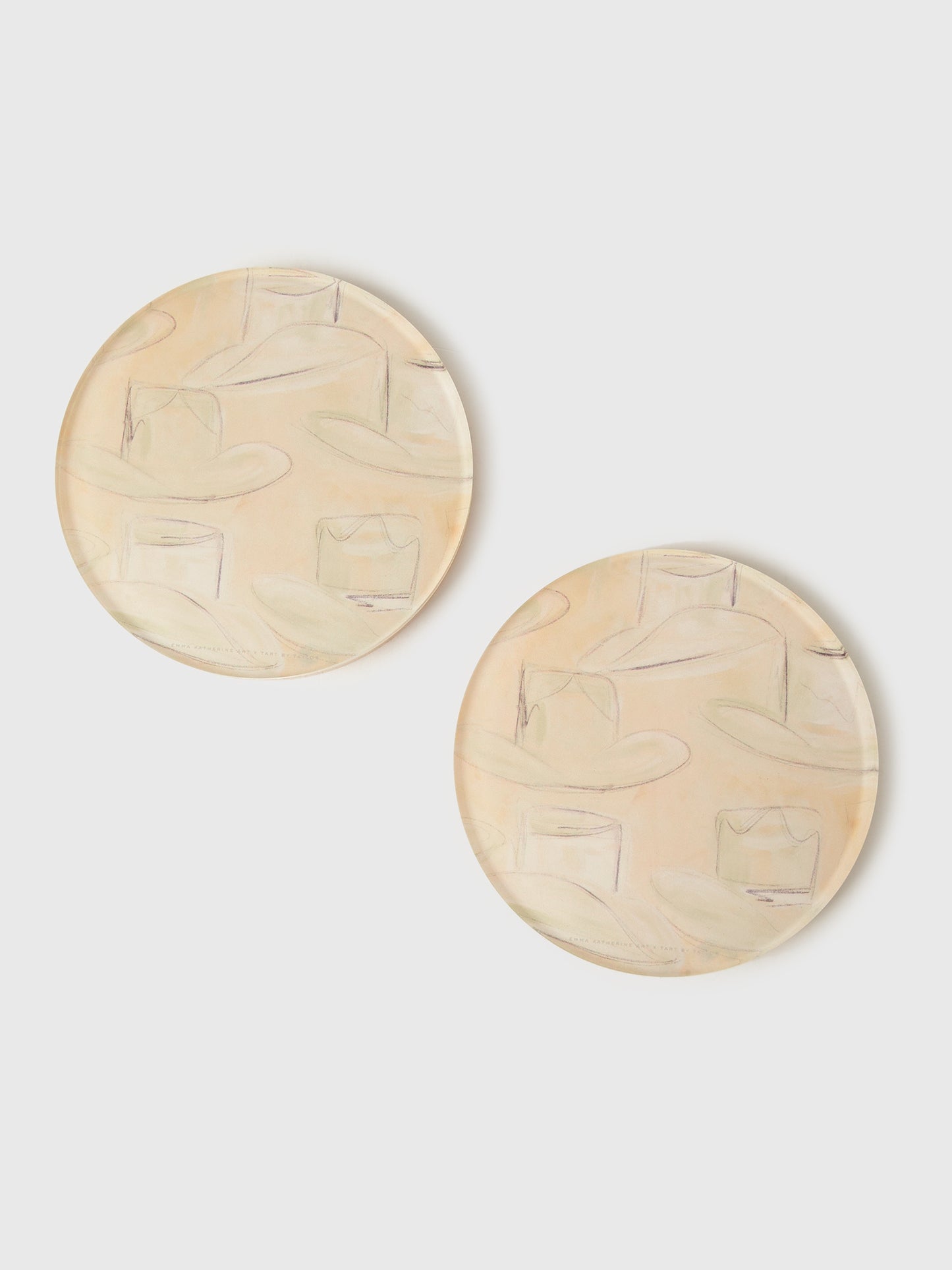 Tart By Taylor Wrangler Set of 2 Coasters - Saint Bernard