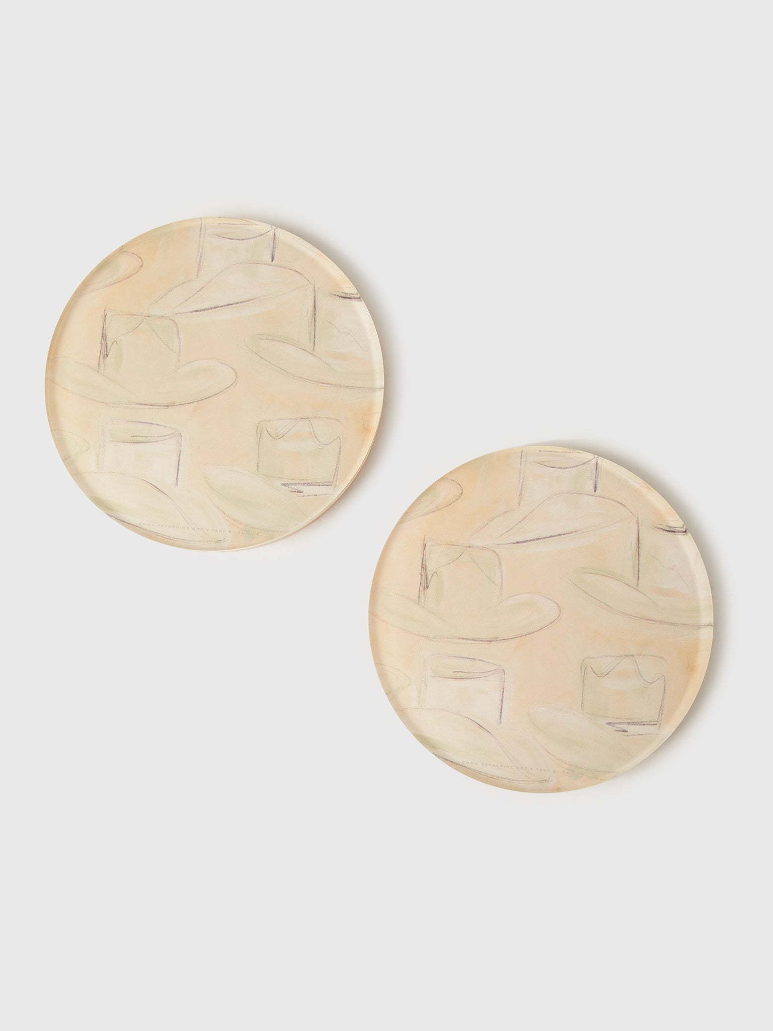Tart By Taylor Wrangler Set of 2 Coasters - Saint Bernard