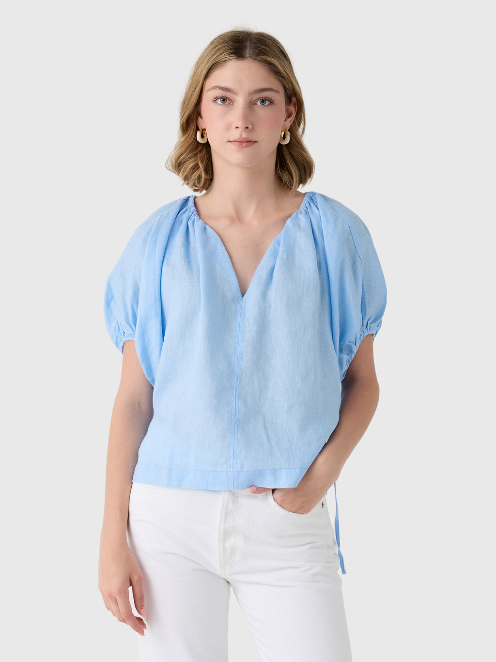 Velvet Women's Cosette Linen Top - Saint Bernard