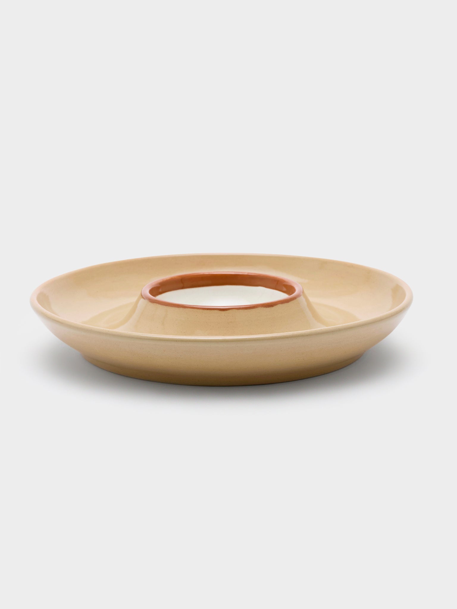Caitlin Rounds Antiques Cowboy Caviar Platter - Saint Bernard