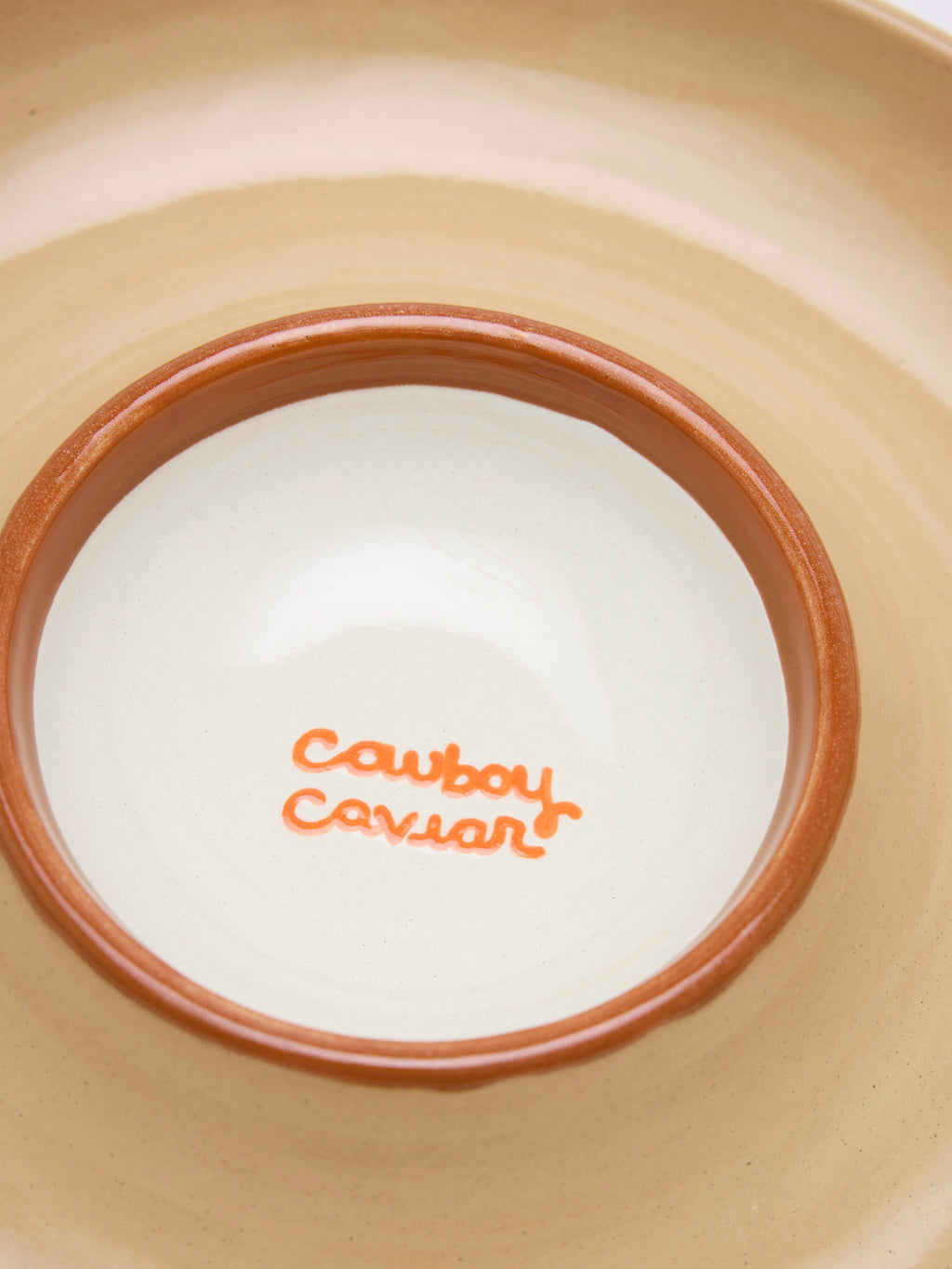 Caitlin Rounds Antiques Cowboy Caviar Platter - Saint Bernard