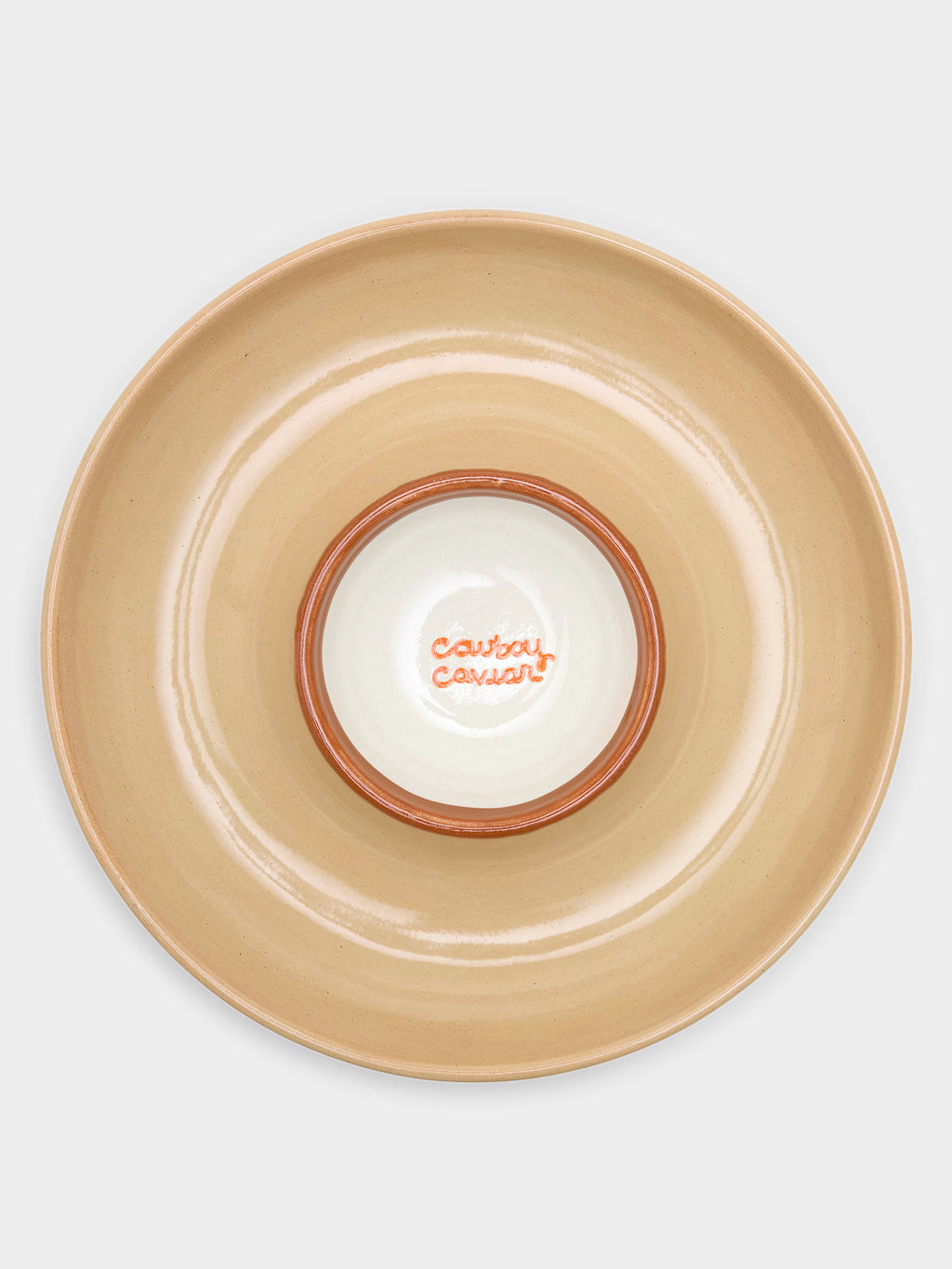 Caitlin Rounds Antiques Cowboy Caviar Platter - Saint Bernard