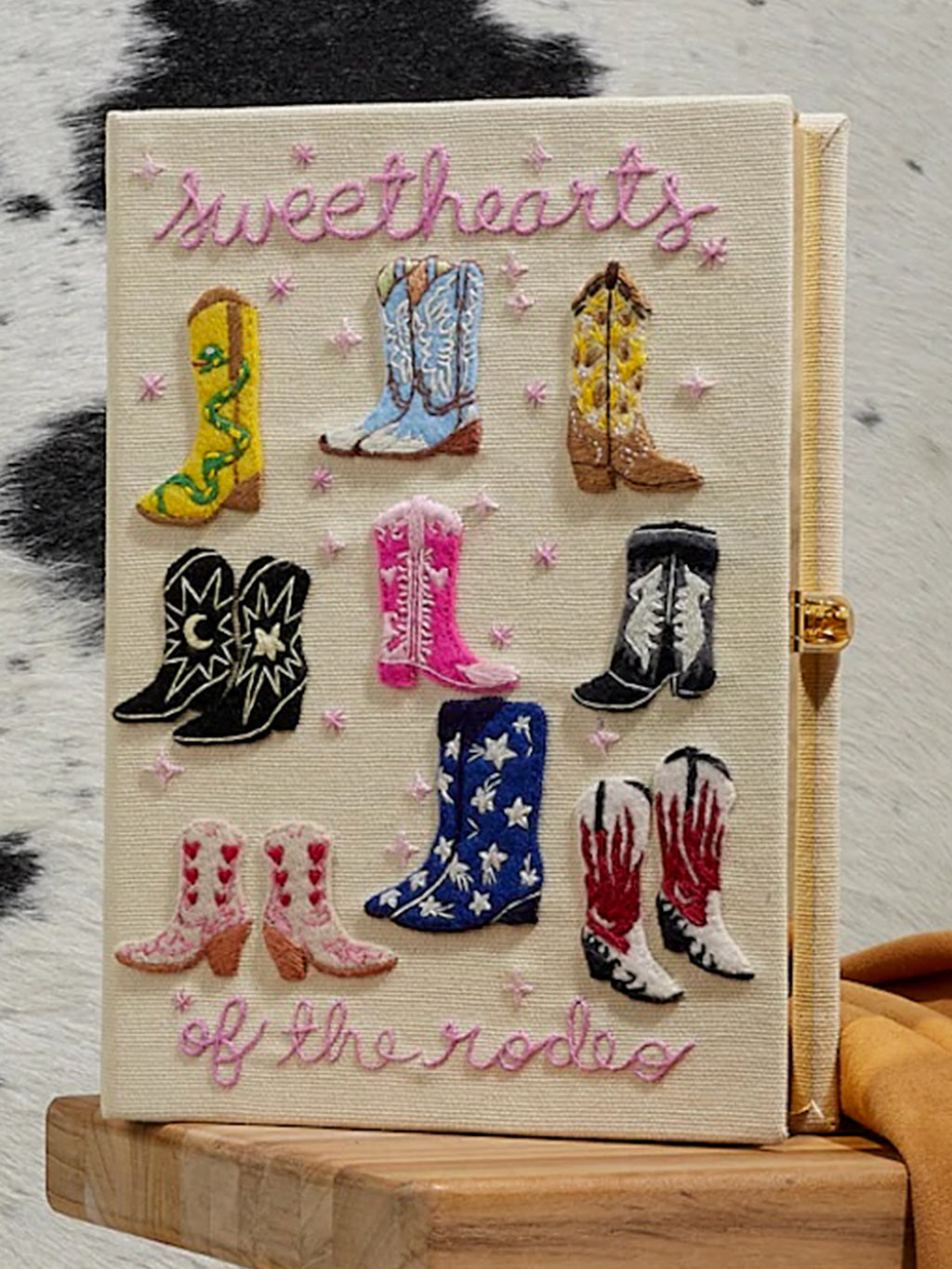 Olympia Le-Tan Sweethearts of the Rodeo Book Clutch - Saint Bernard
