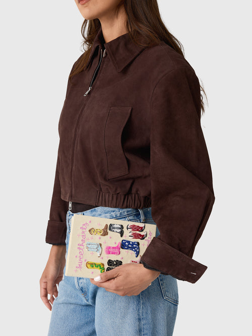 Olympia Le-Tan Sweethearts of the Rodeo Book Clutch
