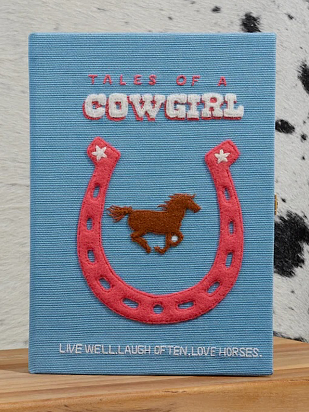 Olympia Le-Tan Tales of a Cowgirl Book Clutch - Saint Bernard