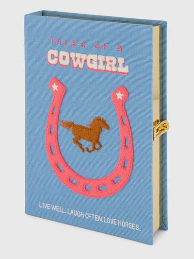 Olympia Le-Tan Tales of a Cowgirl Book Clutch - Saint Bernard
