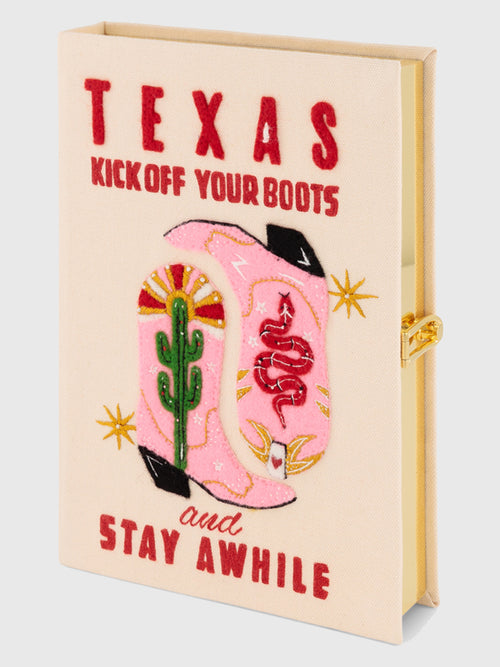 Olympia Le-Tan Texas Boots Book Clutch