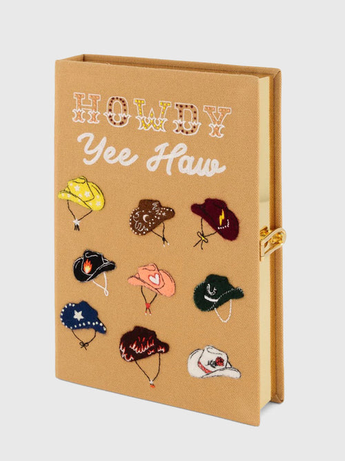 Olympia Le-Tan Cowgirl Hats Book Clutch