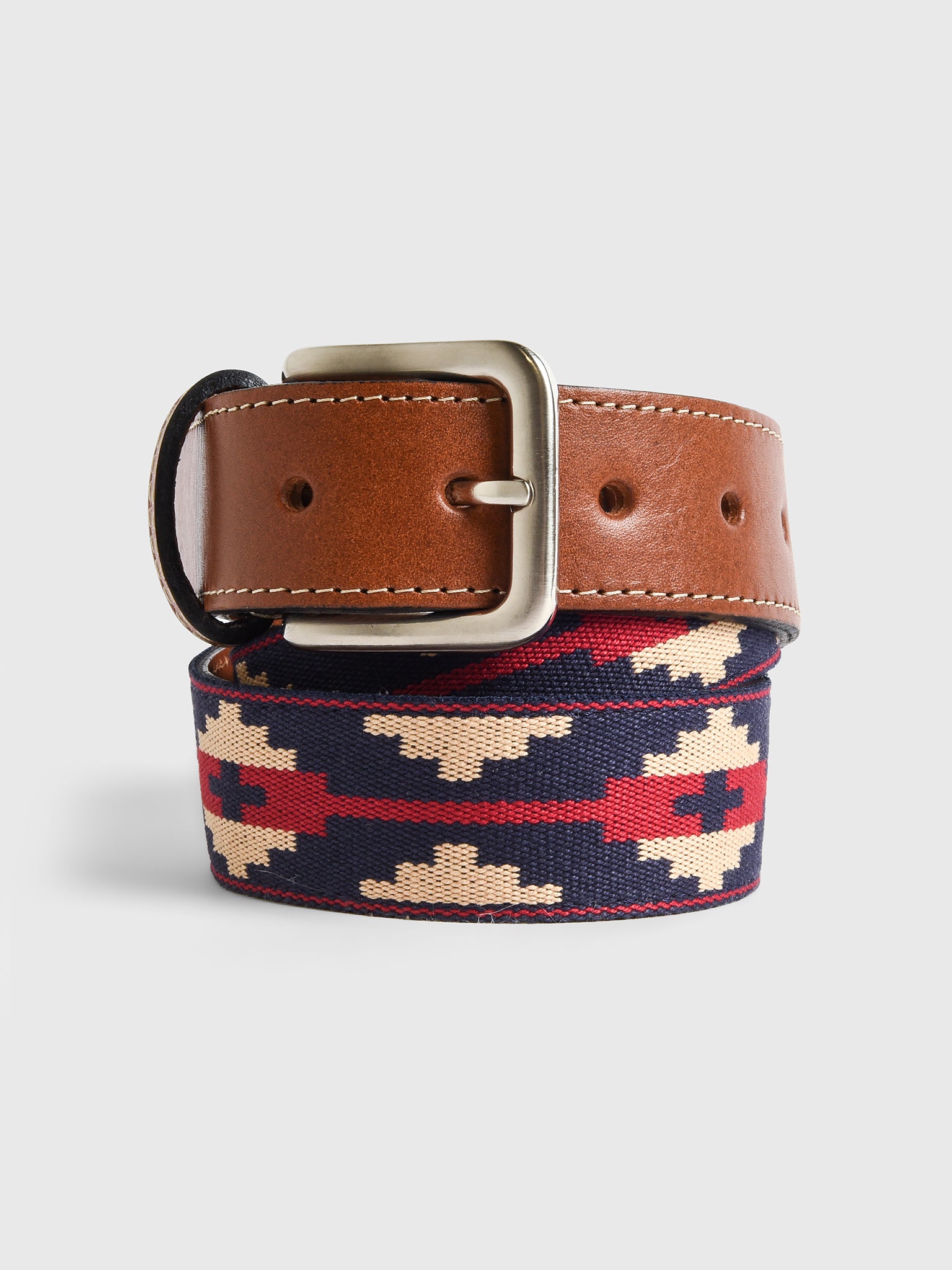 Santo Men's Guarda Pampas Woven Belt - Saint Bernard