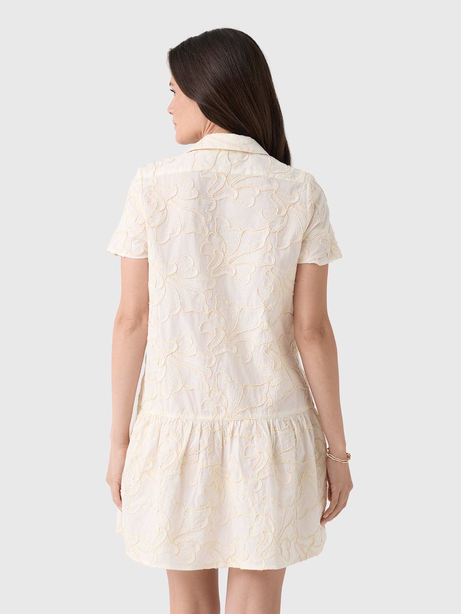 Brochu Walker Women's The Antibes Embroidered Dress - Saint Bernard
