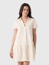 Brochu Walker Women's The Antibes Embroidered Dress - Saint Bernard