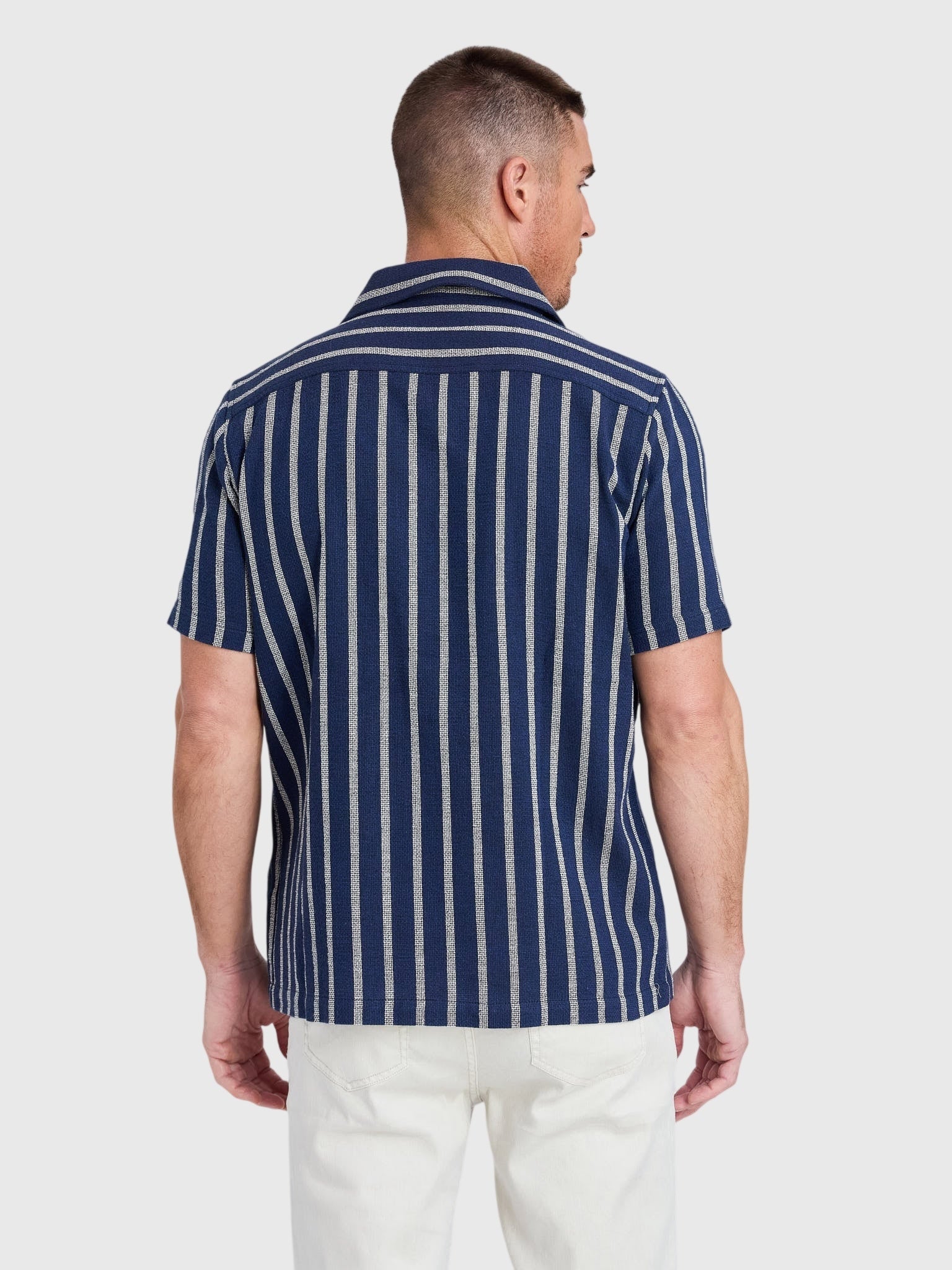 Rye51 Men's The Capri Striped Cabana Shirt