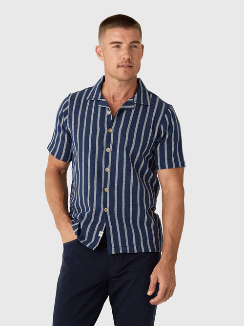 Rye51 Men's The Capri Striped Cabana Shirt