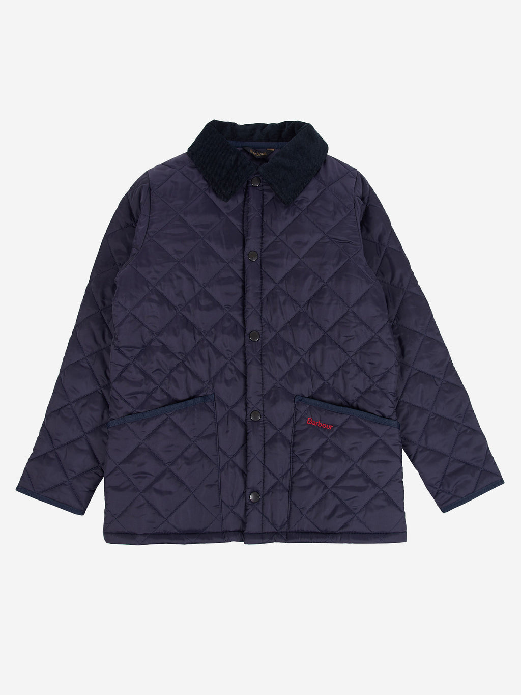 Barbour Boys' Liddesdale Quilt Button-Down Shirt Jacket - Saint Bernard