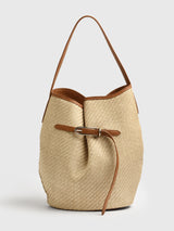 Liffner Large Belted Bucket Bag - Saint Bernard