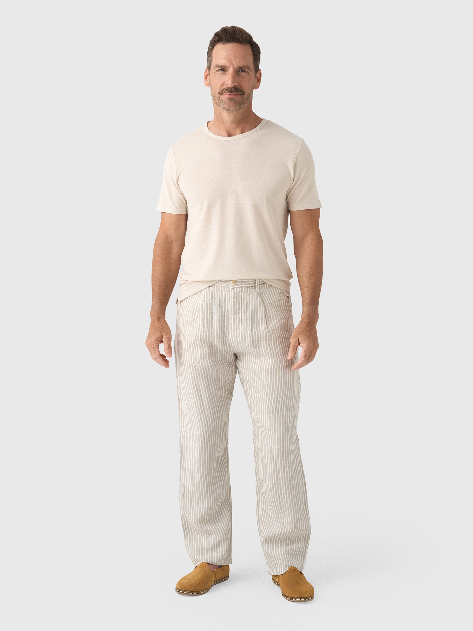 Alex Crane Men's Crepe Tee - Saint Bernard