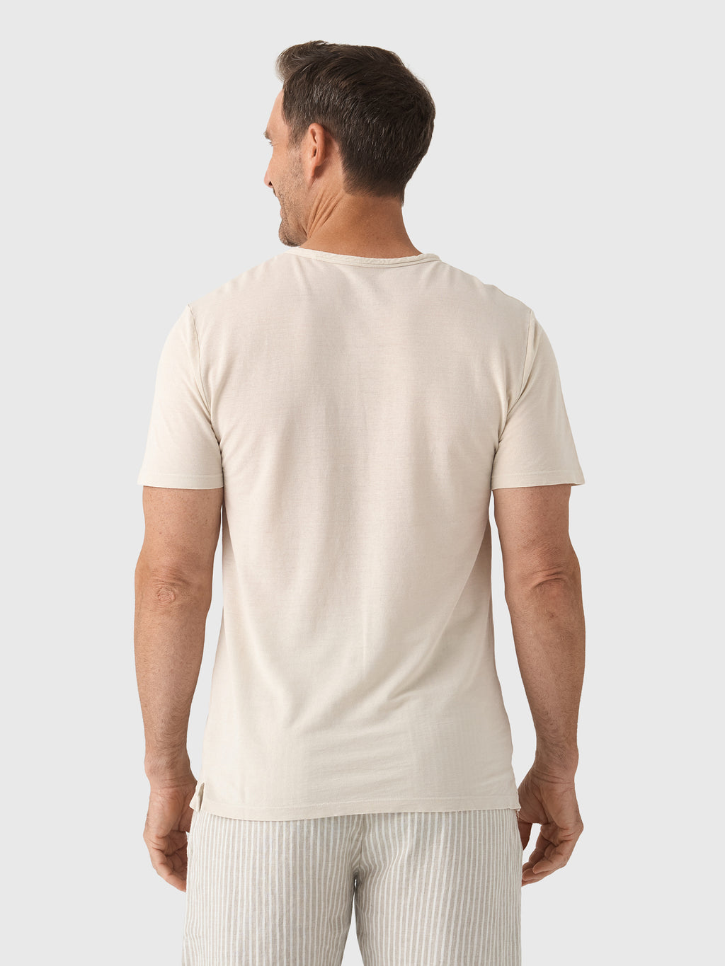 Alex Crane Men's Crepe Tee - Saint Bernard
