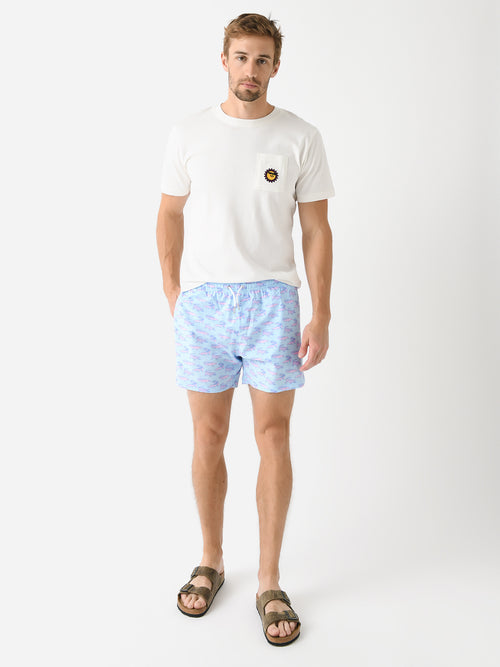 Bermies Men's Crocodile Cove Swim Trunk