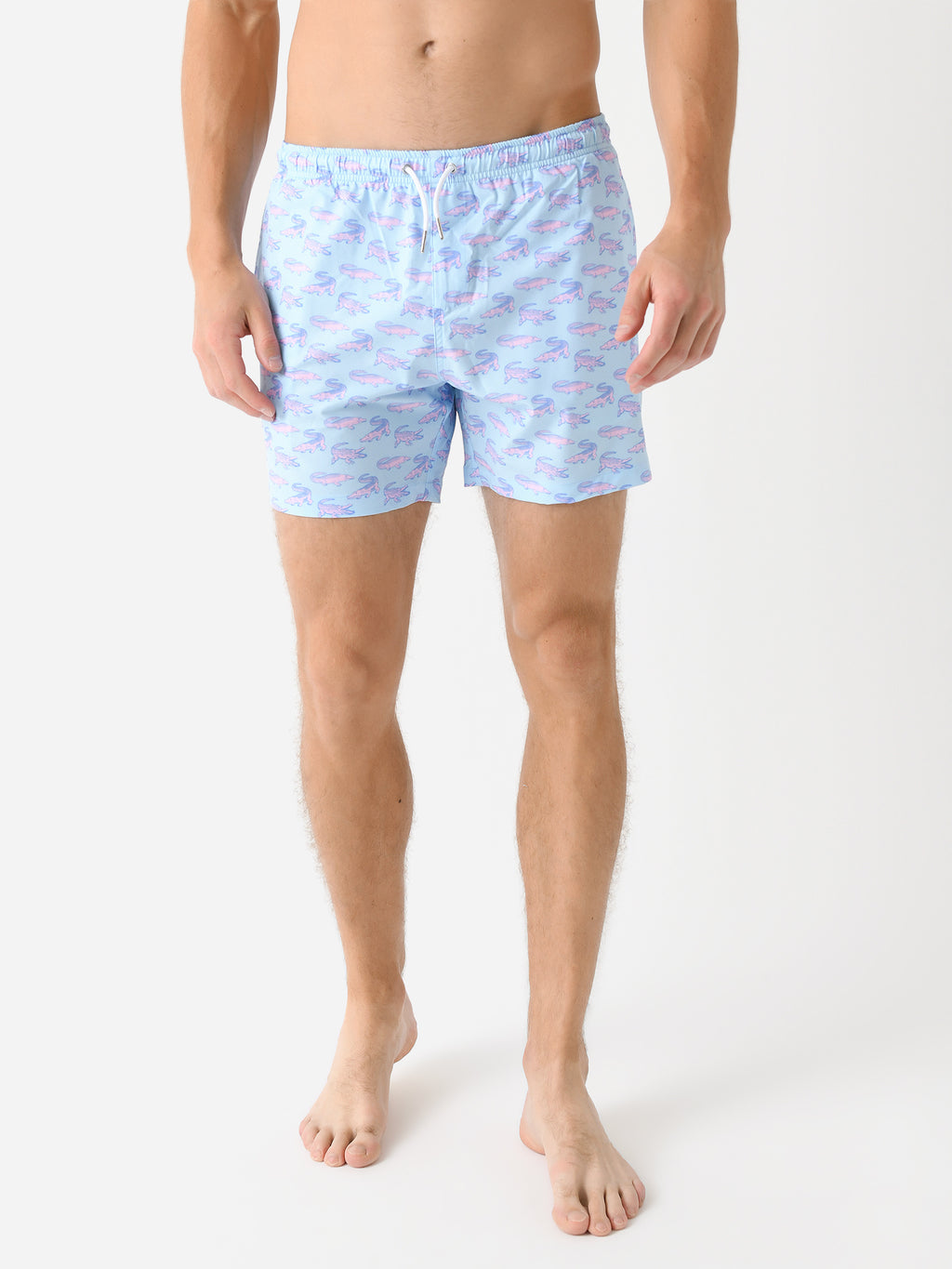 Bermies Men's Crocodile Cove Swim Trunk - Saint Bernard