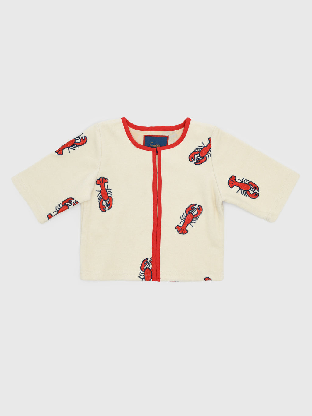 Cadets Girls' Cropped Terry Jacket - Saint Bernard