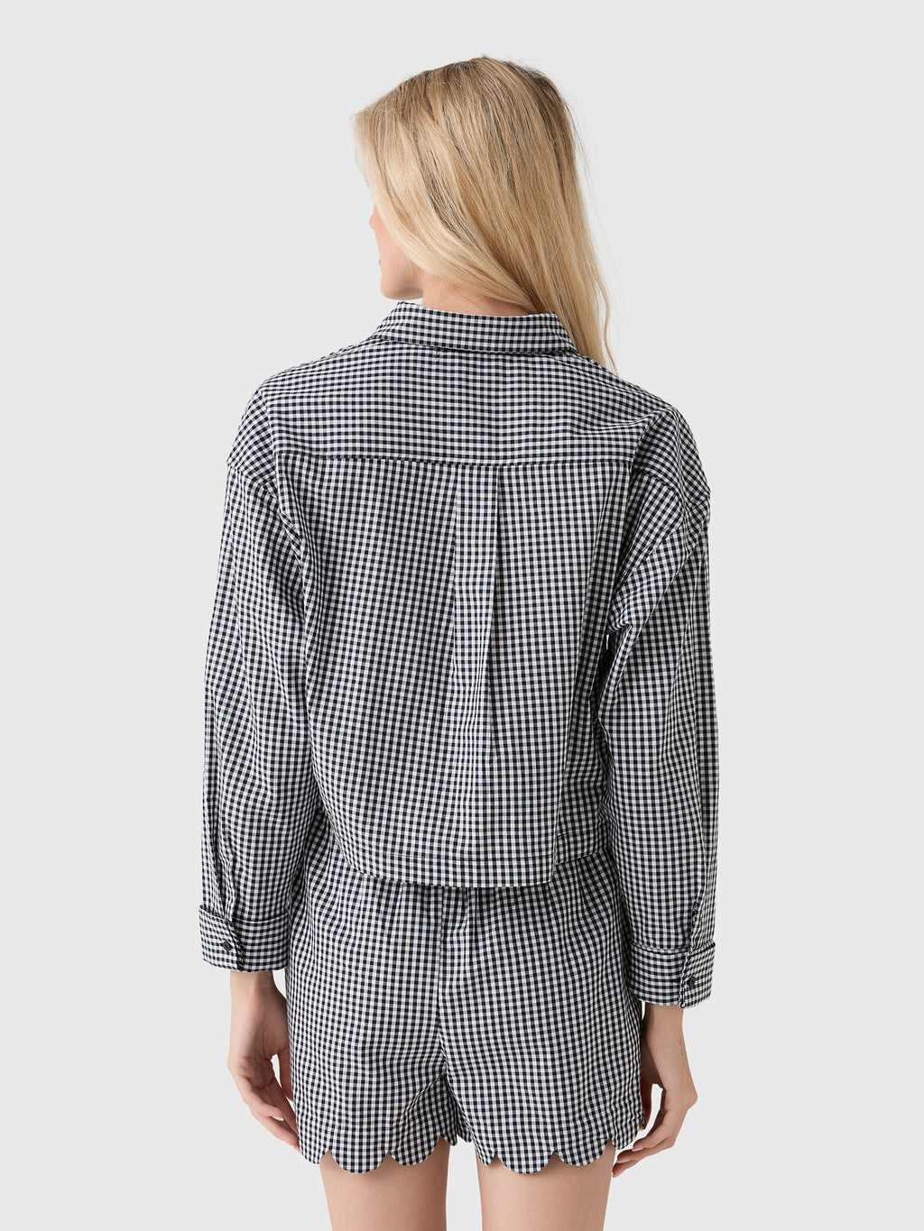 Masons Daughter Women's Cropped Boyfriend Shirt - Saint Bernard