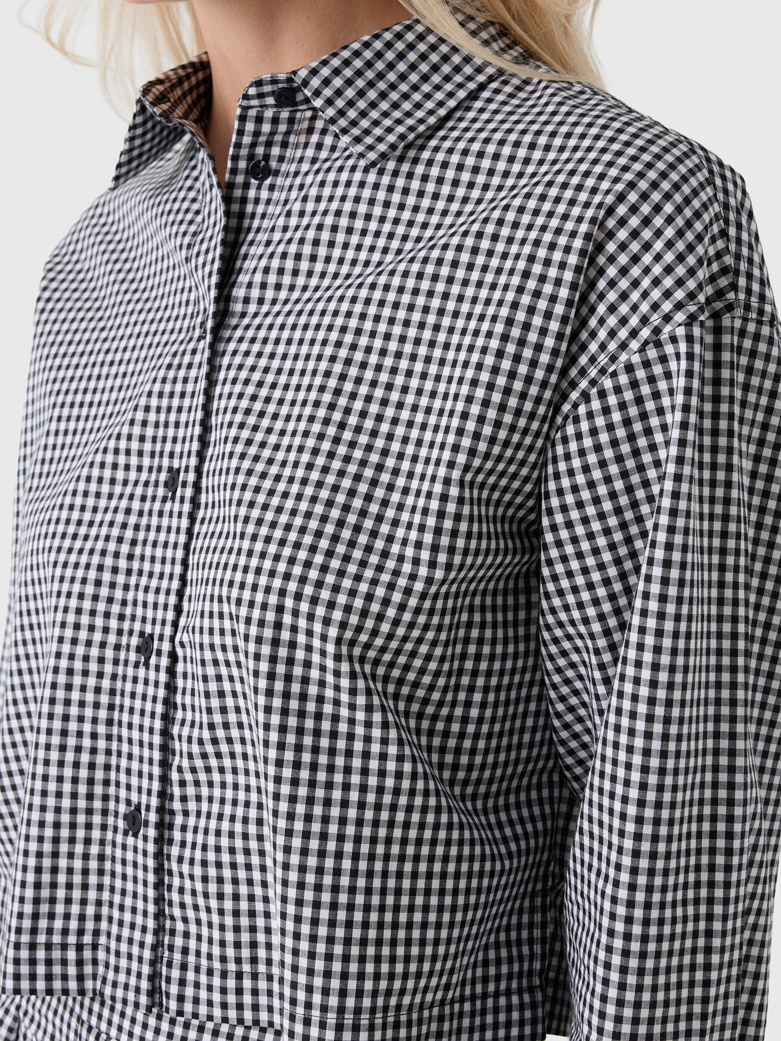 Masons Daughter Women's Cropped Boyfriend Shirt - Saint Bernard
