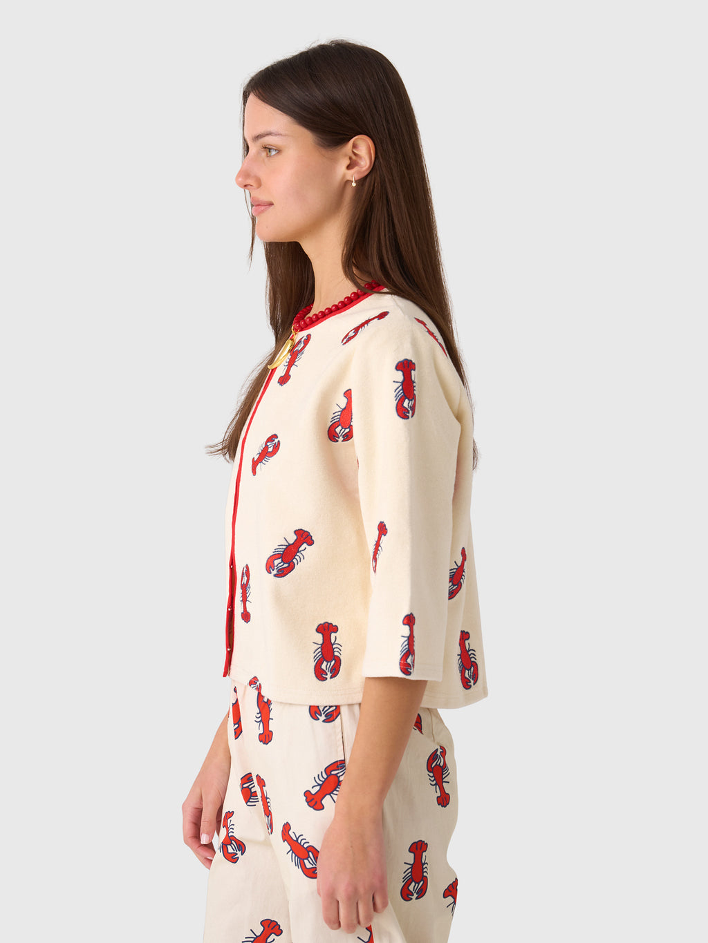 Cadets Women's Cropped Terry Jacket - Saint Bernard