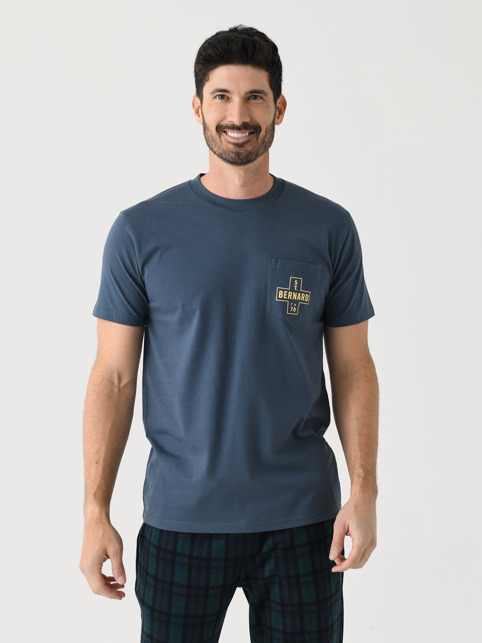 Saint Bernard Men's Cross Pocket Tee - Saint Bernard