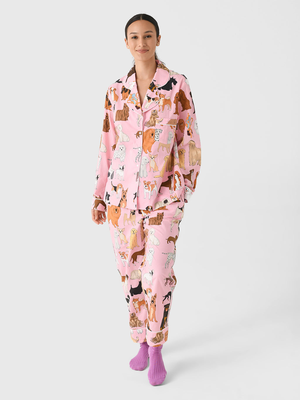 Karen Mabon Women's Crufts Pajama Set - Saint Bernard