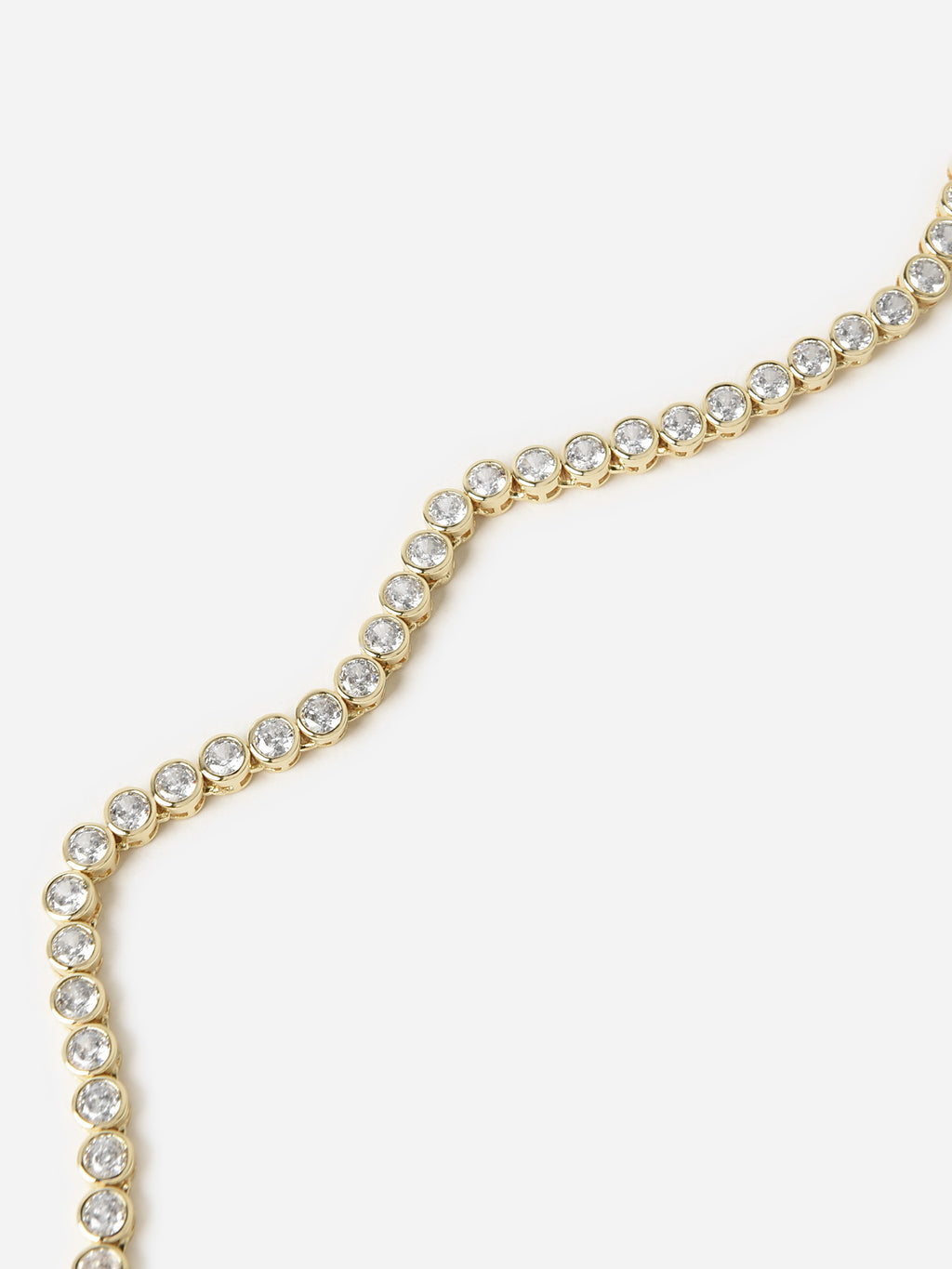 Alexa Leigh Crystal Bezel Tennis Necklace - Saint Bernard