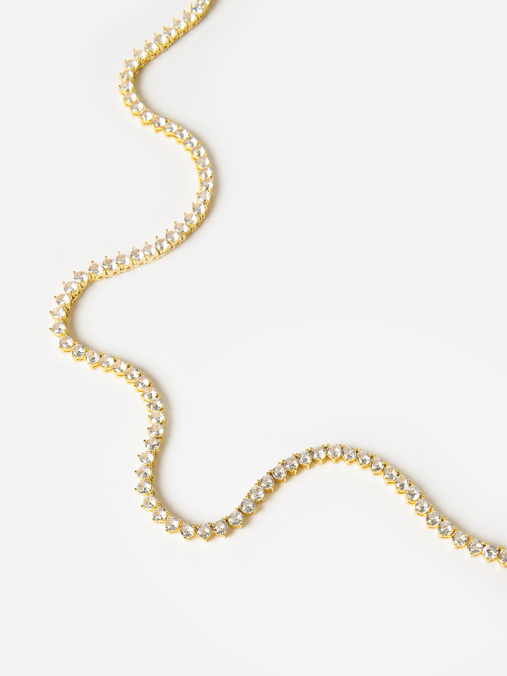 Alexa Leigh Women's Crystal Tennis Necklace - Saint Bernard