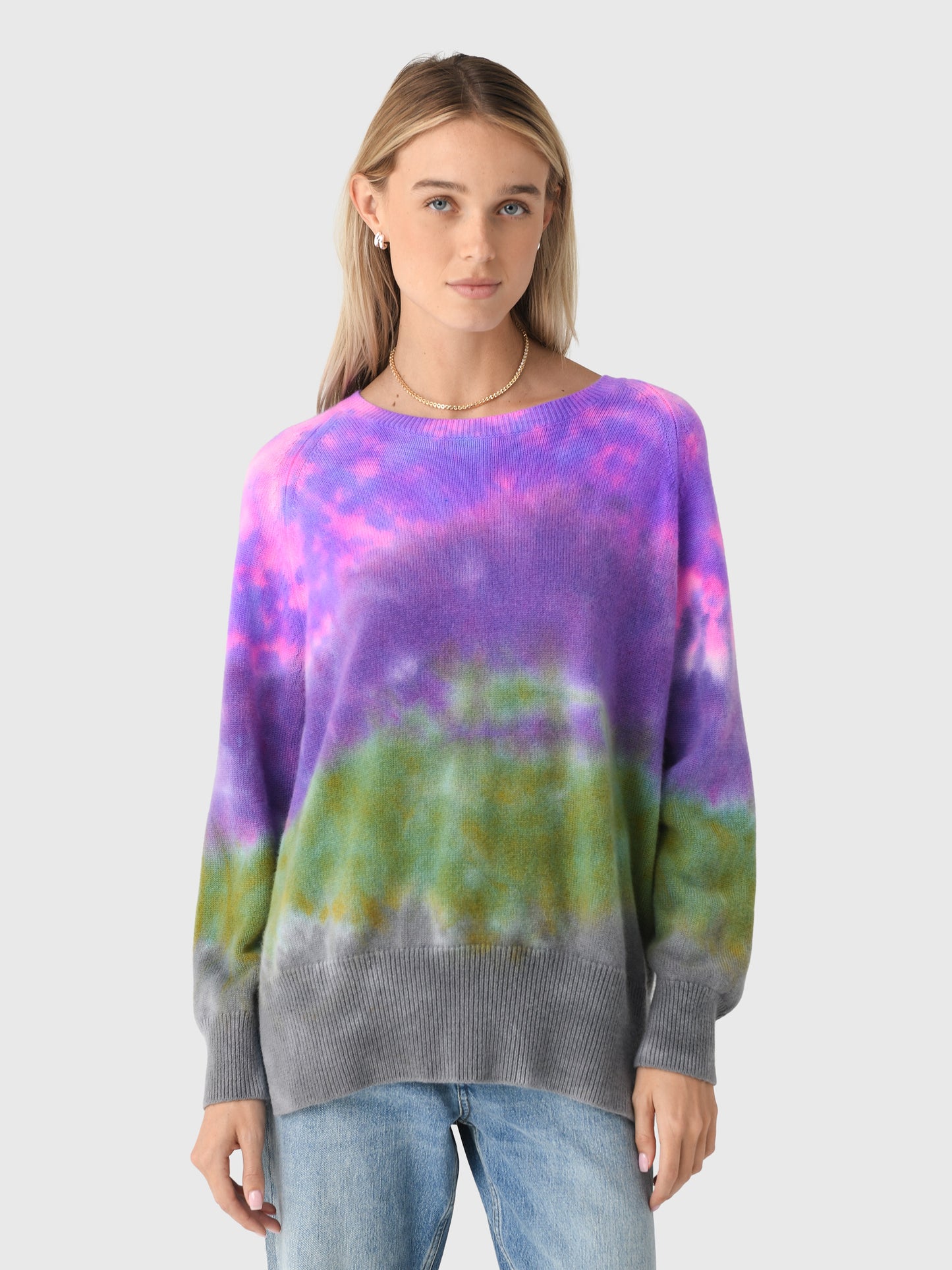 LoveTanJane Women's Heavy Cashmere Boyfriend Sweater