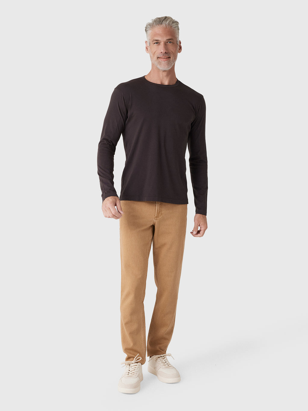 East Cape Men's Long Sleeve Crew Tee - Saint Bernard