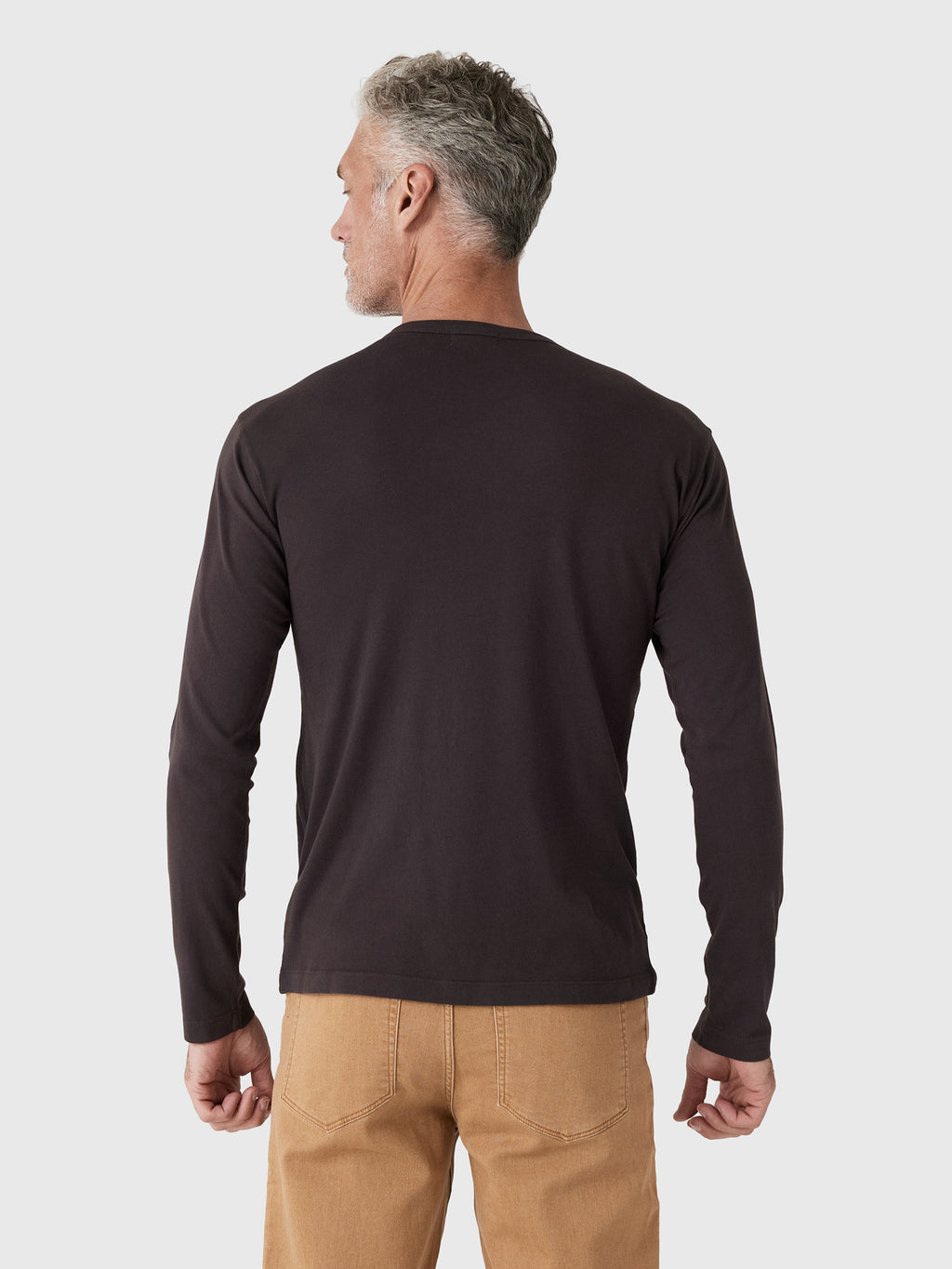 East Cape Men's Long Sleeve Crew Tee - Saint Bernard
