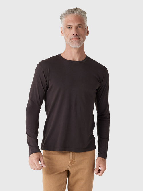 East Cape Men's Long Sleeve Crew Tee - Saint Bernard