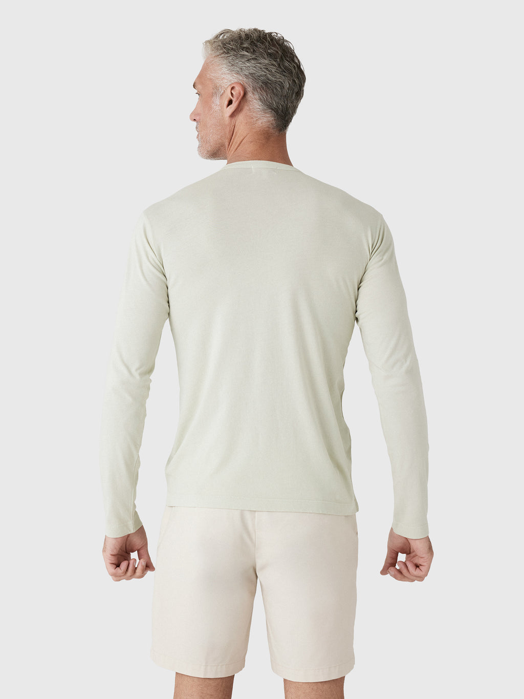 East Cape Men's Long Sleeve Crew Tee - Saint Bernard