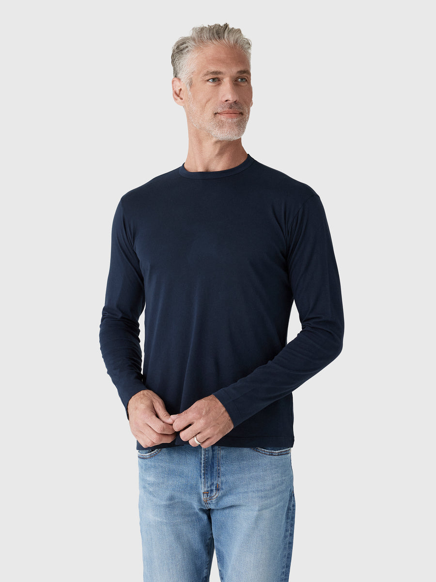 East Cape Men's Long Sleeve Crew Tee - Saint Bernard
