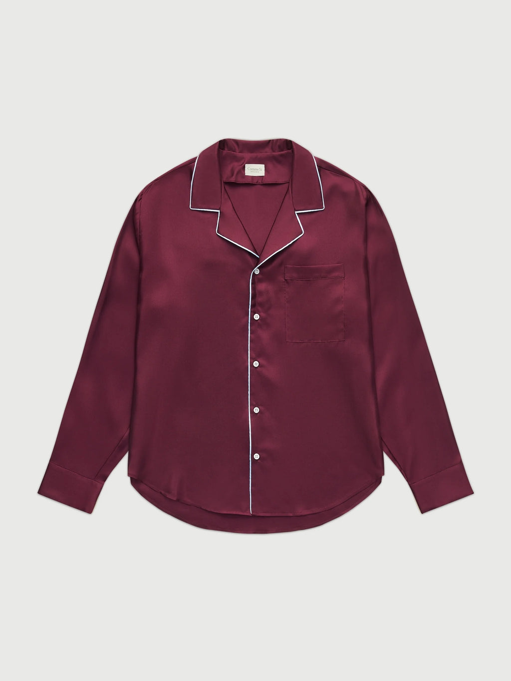 Comme Si Women's The Notched Collar Shirt Piped - Saint Bernard