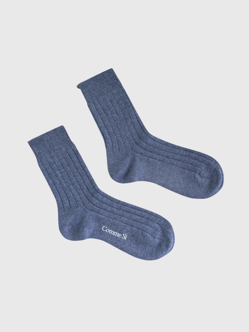 Comme Si Women's The Cashmere Socks - Saint Bernard