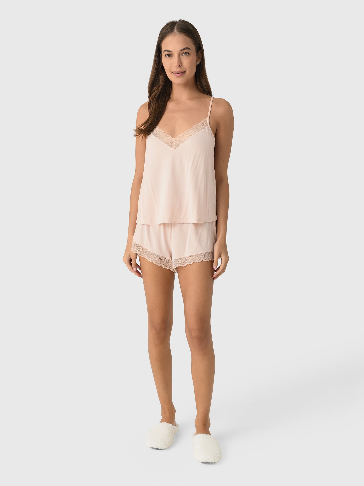 Eberjey Women's Kari Cami & Short Pajama Set - Saint Bernard