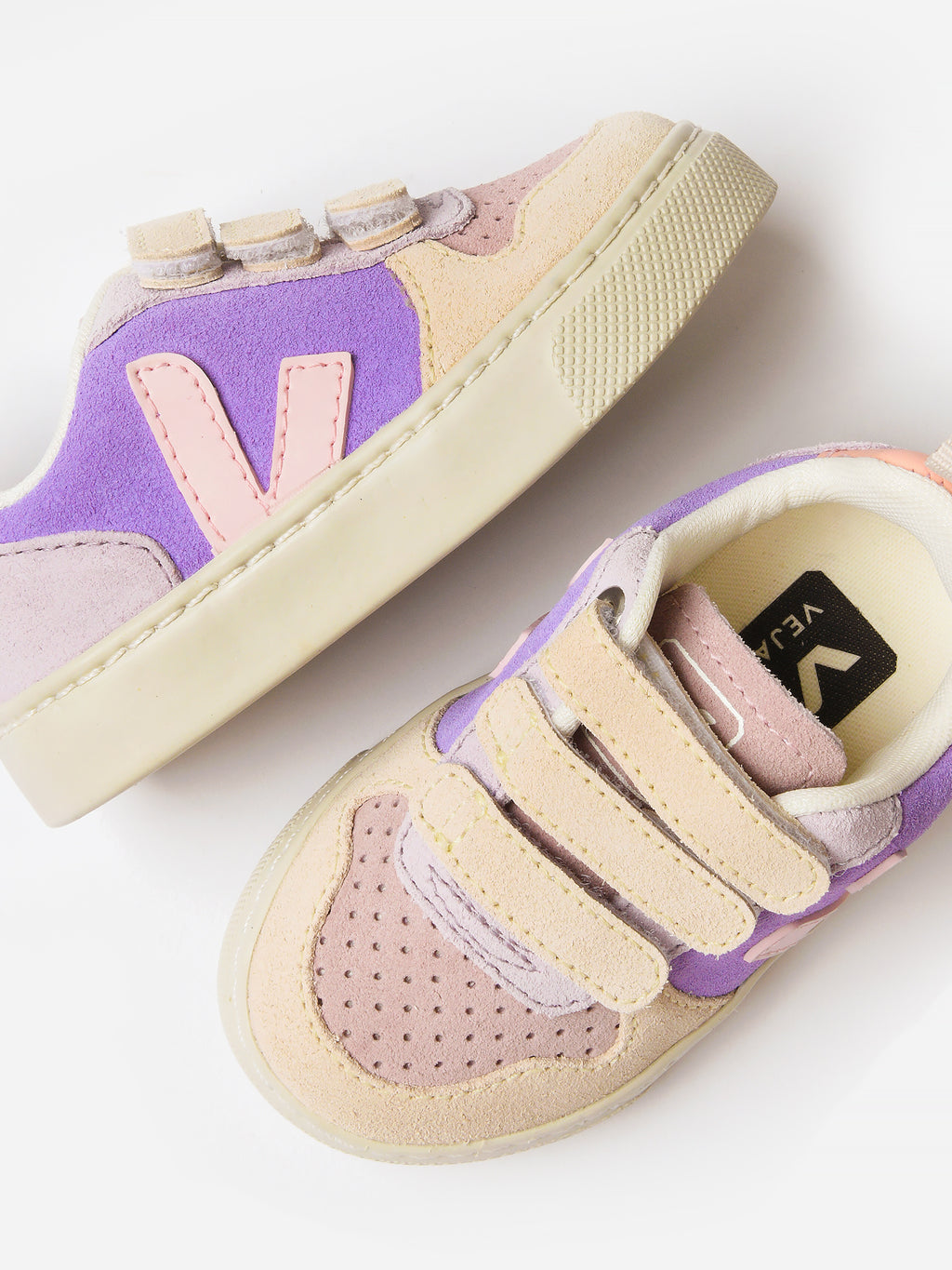 VEJA Kids' Small V-10 Suede Sneaker - Saint Bernard